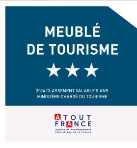 Gîte de LOlivier, classé, climatisé, jardin avec parking gratuit devant le logement et à 5 minutes du centre-ville à pied