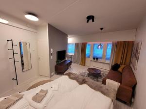 Yksiö keskustasta saunalla