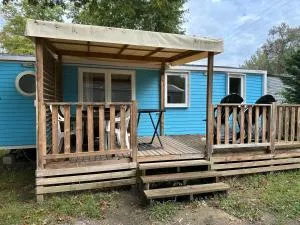 Location mobile-home confort face au lac - Mimizan