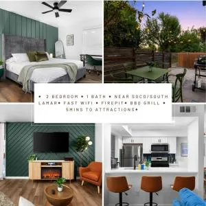 Downtown Austin - Workspace, Near SoCo 2BR - Sunset Valley