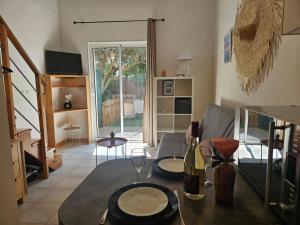 Appartements Gite Lo Becarut L'Escapade Des Flamants Roses : photos des chambres