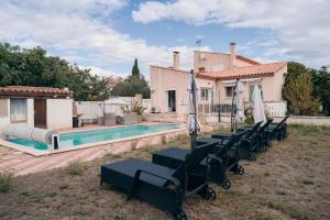Villas Villa Terra Mera piscine privee proche de Narbonne : photos des chambres