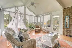 Wilmington Home with Sunroom and Private Deck! - Myrtle Grove