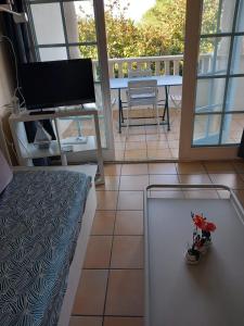 Appartements Hasparren-121 T2 terrasse et piscine : photos des chambres