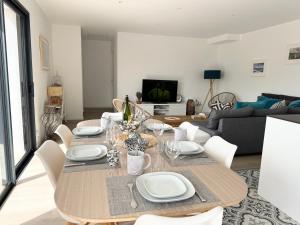 Maisons de vacances Maison neuve 4 etoiles plain-pied proche de la mer : photos des chambres