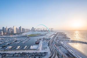 Classy 3BR with Assistant Room at Sunrise Bay Tower 1 Emaar Beachfront, Dubai Marina by Deluxe Holiday Homes