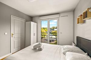 Appartements T2 paisible Vaise, avec parking metro direct Bellecour : photos des chambres