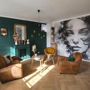 Appartements GITE Le Parisien Appartement prive en Duplex avec acces jacuzzi a 10min des plages : photos des chambres