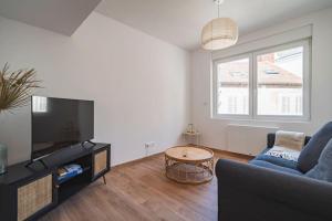Appartements Balthazar Fauvette, bel appart hyper centre Epernay : photos des chambres