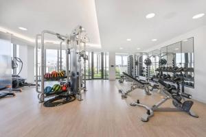 Upscale 1BR MIT Harvard WiFi Gym W D Parking