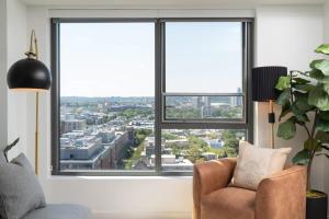 Upscale 1BR MIT Harvard WiFi Gym W D Parking