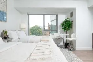 Lux Studio 2xQueen beds Gym near MIT Harvard - Cambridgeport