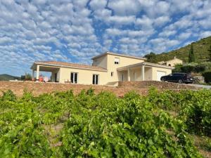 Maisons de vacances Villa in Roquebrun with Pool & Vineyards : photos des chambres
