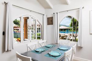 Poolside villa near beach large private patio