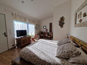 Sejours chez l'habitant La serenite Balinaise, chambre et sdb privee, jardin , piscine en saison, pres de Chantilly, parc Asterix et CDG et Paris en 20' : photos des chambres