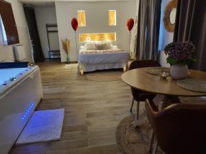 Maisons d'hotes Suite de charme avec JACUZZI illimite et jardin privatif : photos des chambres