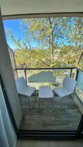 Moderno y luminoso departamento con balcón a la calle