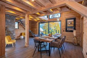 Chalets Chalet en bois et pierre avec Bain nordique : photos des chambres