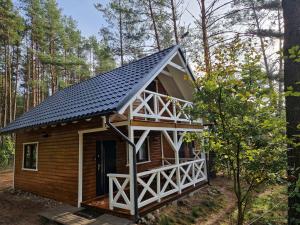 Leśny Domek Rotembark z prywatnym jacuzzi