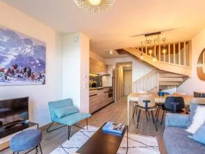 Duplex 5* aux Arcs 1600, 60m², Terrasse, Piscine, Spa, Pied des Pistes, Parking Inclus - FR-1-461A-24 - Arc 2000