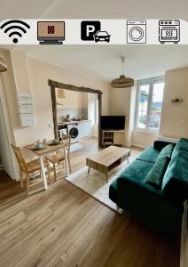 Appartements Green Book - T2 avec parking : photos des chambres