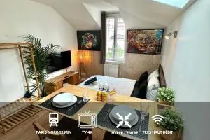 Studio Douillet Hypercentre 12 min de Paris - Soisy-sous-Montmorency