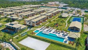 Village 2qts, frente e vista mar, praia de Imbassaí