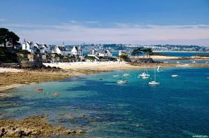 Maisons de vacances Kermartin - Maison de famille avec vue sur la baie de Morlaix : photos des chambres