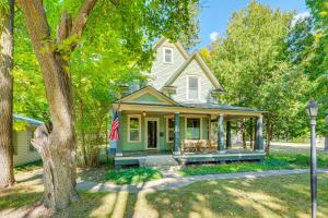 Near Lake Historic Boyne City Home with Fire Pit!
