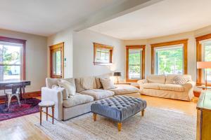 Near Lake Historic Boyne City Home with Fire Pit!