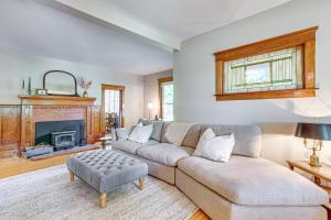 Near Lake Historic Boyne City Home with Fire Pit!