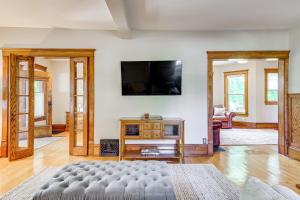 Near Lake Historic Boyne City Home with Fire Pit!