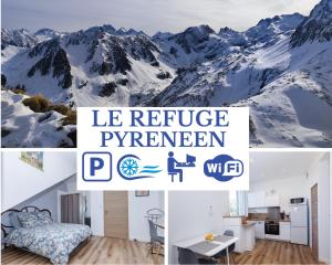 LE REFUGE PYRENEEN - Climatisation Parking WIFi Espace de Travail - NEUF- Très belle Vue sur les Pyrénées - 2 lits - OFFRE SPECIALE