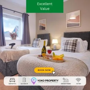 Special Offer! Harton House - Perfect for Contractors & Groups - Long Stays Welcome - Driveway Parking, Fast Wifi, SmartTV with Netflix by Yoko Property - 锡顿卡鲁