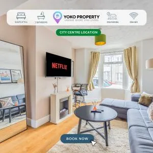 Lutterworth House - Prime Location - Free Parking, Pool Table, Fast WiFi and Smart TV by Yoko Property - Great Billing