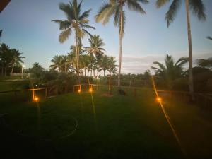 Chalé pé na areia