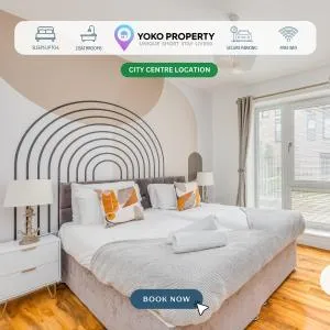 Luxury 2 Bedroom 2 Bathroom Apartment - City Centre - Free Parking, Balcony and Smart TVs with Sky TV and Netflix by Yoko Property - 米尔顿凯恩斯