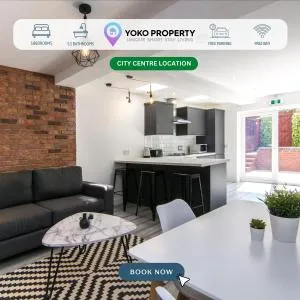 5 Bedroom 5 Bathroom House with Free Parking, Fast WiFi, Smart TV and Work Desks by Yoko Property - Tollbar End