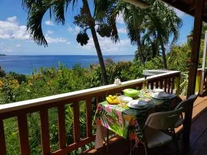 CARPE DIEM VILLA "Studio Apartment" Caribbean Sea views even from the Beds - Castara