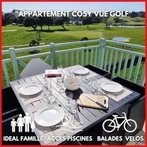 "LA P'TITE PAUSE" Appartement 4 personnes, vue golf, accès parc aquatique gratuit - 塔勒蒙