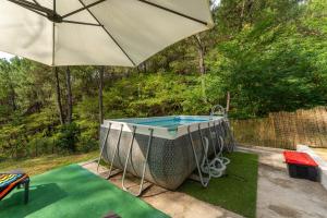 Maisons de vacances Le Martinet - Maison avec piscine et jaccuzi : photos des chambres