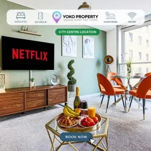 Luxury Apartment - City Centre - Free Parking, Fast Wifi, Sky TV and Netflix by Yoko Property - 白金汉