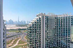 Modern Studio with Full Burj Khalifa View