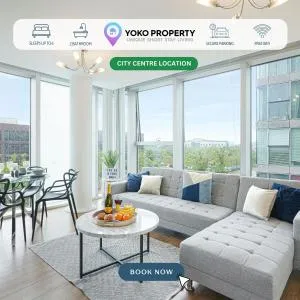 Central MK - Executive Hub Apartment - 2 Bedroom 2 Bathroom - Free Parking, Fast WIFI & Smart TV with Netflix by Yoko Property - 白金汉