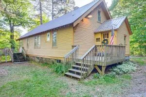 Hillside Home on 5 Wooded Acres in Wakefield! - Bergland