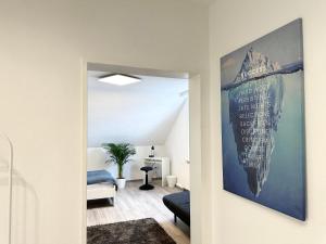 Möbliertes Apartment in Herne-Mitte mit Parkplatz, Arbeitsplatz, WLAN- Super Anbindung an Autobahnen und ÖPNV -Für 1bis 3 Personen