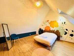 Maisons de vacances Le Grand Bricoin - Campagne - Parking - 12 pers : photos des chambres