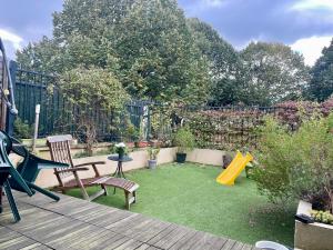 Appartements Loft 3 pieces sur jardin - 15 minutes de Paris avec parking : Appartement 2 Chambres