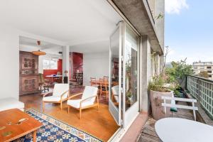 paris invalides vue Tour Eiffel duplex