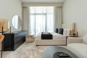 Nasma Luxury Stays - Azizi Riviera 6 Cozy Studio with Burj Khalifa View